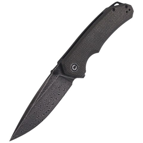 Nóż składany CIVIVI Brazen Dark Green Micarta, Black Damascus (C2102DS-3) Civivi by WE Knife