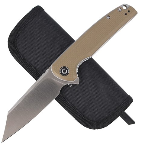 Nóż składany CIVIVI Brigand Tan Coarse G10, Satin Finish (C909B) Civivi by WE Knife