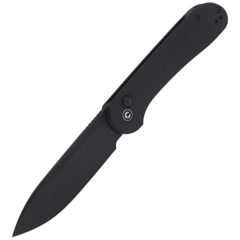 Nóż składany CIVIVI Button Lock Elementum Black G10, Black Stonewashed (C2103A) Civivi by WE Knife
