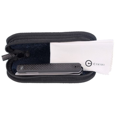 Nóż składany CIVIVI Exarch Twill Carbon Fiber / Black G10, Damascus (C2003DS-1) Civivi by WE Knife