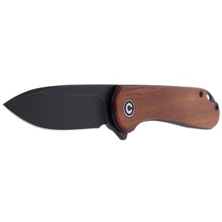 Nóż składany CIVIVI Elementum Flipper Cuibourtia Wood, Black Stonewashed (C907U) Civivi by WE Knife