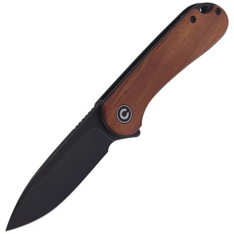 Nóż składany CIVIVI Elementum Flipper Cuibourtia Wood, Black Stonewashed (C907U) Civivi by WE Knife