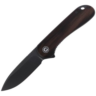 Nóż składany CIVIVI Elementum Flipper Ebony Wood, Black Stonewashed (C907W) Civivi by WE Knife