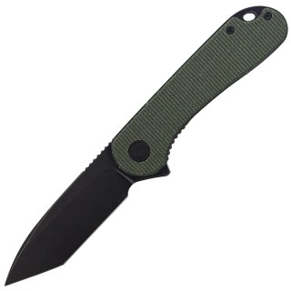 Nóż składany CIVIVI Elementum Flipper Green Micarta, Black Stonewashed (C907T-E) Civivi by WE Knife