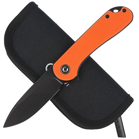 Nóż składany CIVIVI Elementum Flipper Orange G10, Black Stonewashed (C907Y) Civivi by WE Knife
