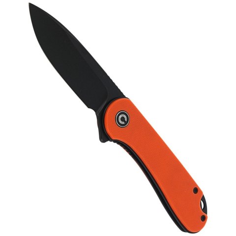 Nóż składany CIVIVI Elementum Flipper Orange G10, Black Stonewashed (C907Y) Civivi by WE Knife