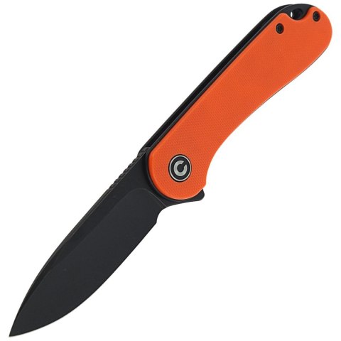 Nóż składany CIVIVI Elementum Flipper Orange G10, Black Stonewashed (C907Y) Civivi by WE Knife