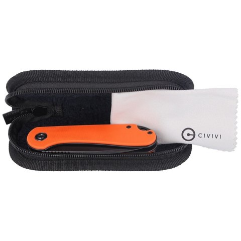 Nóż składany CIVIVI Elementum Flipper Orange G10, Black Stonewashed (C907Y) Civivi by WE Knife
