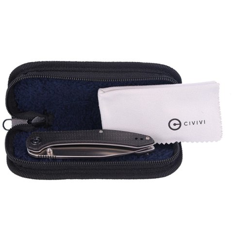 Nóż składany CIVIVI Hadros Black Micarta, Satin Finish by Dylan Mallery (C20004-1) Civivi by WE Knife