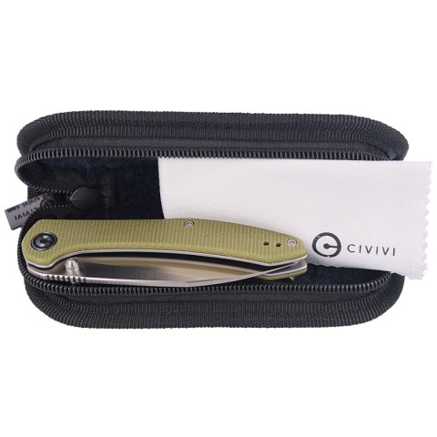 Nóż składany CIVIVI Hadros Olive Micarta, Satin Finish by Dylan Mallery (C20004-3) Civivi by WE Knife