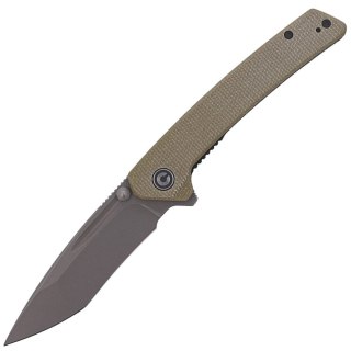 Nóż składany CIVIVI Keen Nadder Olive Micarta, Gray Stonewashed (C2021C) Civivi by WE Knife