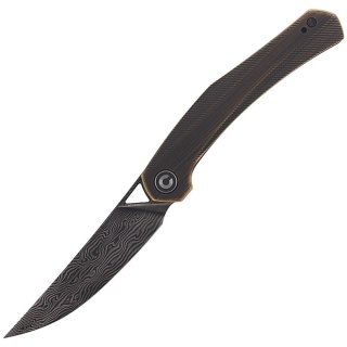 Nóż składany CIVIVI Lazar Black Brass, Black Damascus by Elijah Isham (C20013-DS2) Civivi by WE Knife