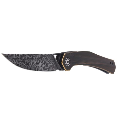 Nóż składany CIVIVI Lazar Black Brass, Black Damascus by Elijah Isham (C20013-DS2) Civivi by WE Knife