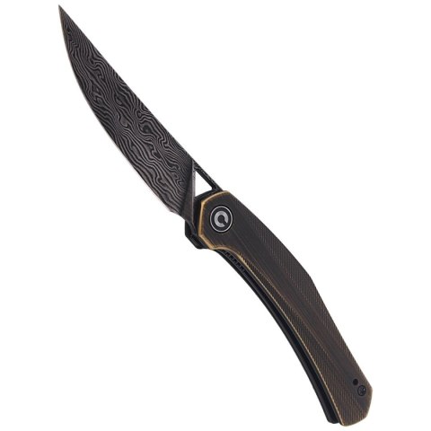 Nóż składany CIVIVI Lazar Black Brass, Black Damascus by Elijah Isham (C20013-DS2) Civivi by WE Knife