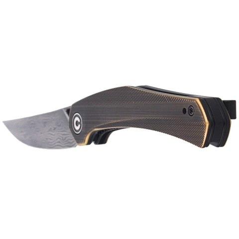Nóż składany CIVIVI Lazar Black Brass, Black Damascus by Elijah Isham (C20013-DS2) Civivi by WE Knife