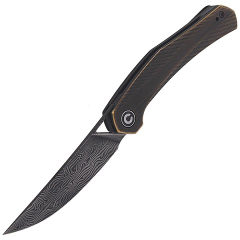 Nóż składany CIVIVI Lazar Black Brass, Black Damascus by Elijah Isham (C20013-DS2) Civivi by WE Knife