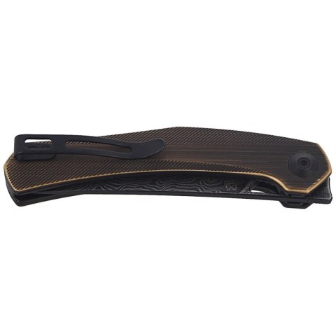 Nóż składany CIVIVI Lazar Black Brass, Black Damascus by Elijah Isham (C20013-DS2) Civivi by WE Knife