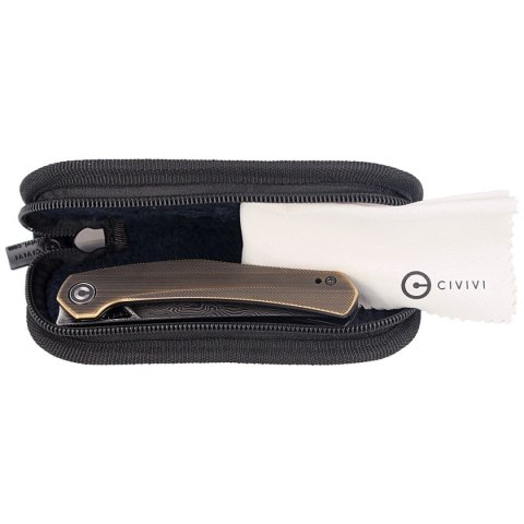 Nóż składany CIVIVI Lazar Black Brass, Black Damascus by Elijah Isham (C20013-DS2) Civivi by WE Knife