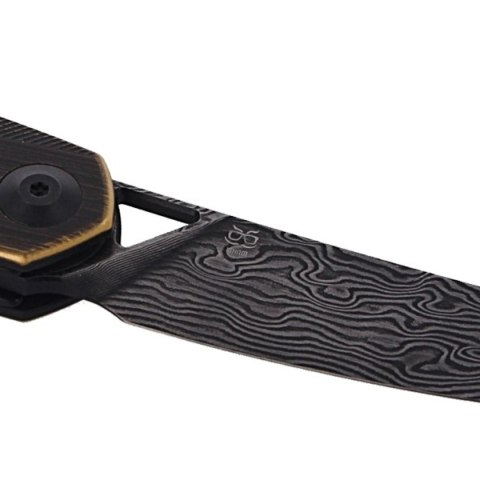 Nóż składany CIVIVI Lazar Black Brass, Black Damascus by Elijah Isham (C20013-DS2) Civivi by WE Knife