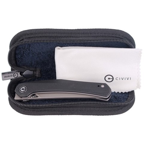 Nóż składany CIVIVI Lazar Black G10, Gray Stonewashed by Elijah Isham (C20013-1) Civivi by WE Knife