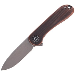 Nóż składany CIVIVI Mini Elementum Black Copper, Gray Hand Rubbed (C18062Q-2) Civivi by WE Knife