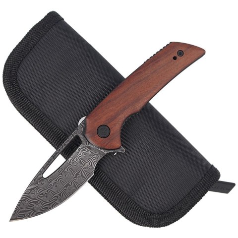 Nóż składany CIVIVI Odium Cuibourtia Wood, Black Damascus by Ferrum Forge Knife Works (C2010DS-1) Civivi by WE Knife