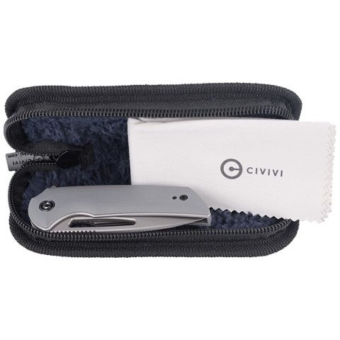 Nóż składany CIVIVI Odium Gray G10, Stonewashed by Ferrum Forge Knife Works (C2010A) Civivi by WE Knife