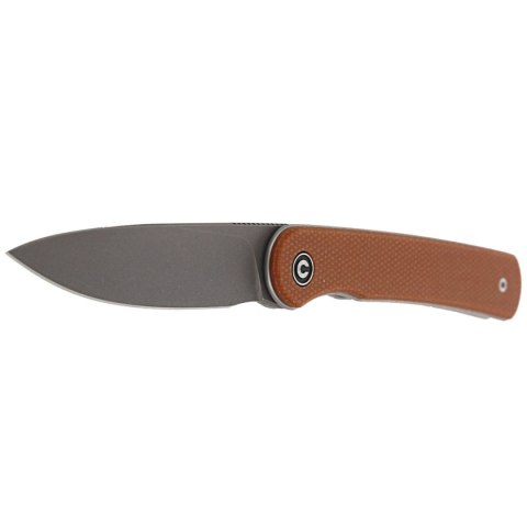Nóż składany CIVIVI Stylum Brown Micarta, Gray Stonewashed by Ferrum Forge Knife Works (C20010B-A) Civivi by WE Knife