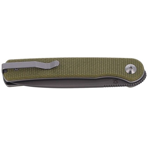 Nóż składany CIVIVI Stylum Olive Micarta, Gray Stonewashed by Ferrum Forge Knife Works (C20010B-B) Civivi by WE Knife