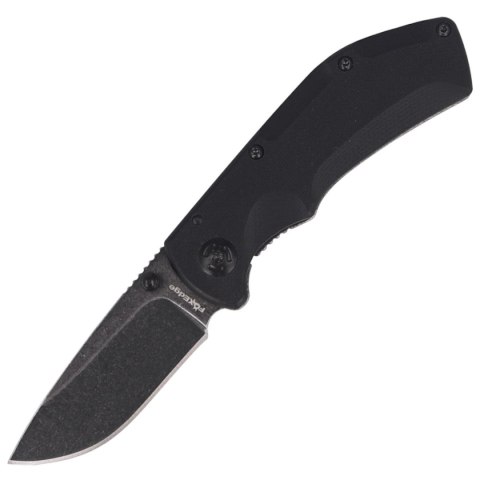 Nóż składany FoxEdge Pop Smoke G10 Black, Stone Washed PVD by Russ Kommer (FE-023) FOX