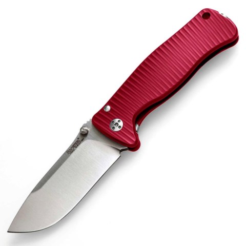 Nóż składany LionSteel SR2A Red Aluminum, Satin Sleipner by Molletta (SR2A RS) LionSteel