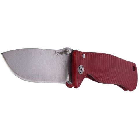Nóż składany LionSteel SR2A Red Aluminum, Satin Sleipner by Molletta (SR2A RS) LionSteel