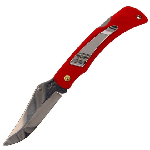 Nóż składany Mikov Crocodile Clip Point Red ABS, Mirror, Klips (243-NH-1/C CLIP/RED) Mikov s.r.o.