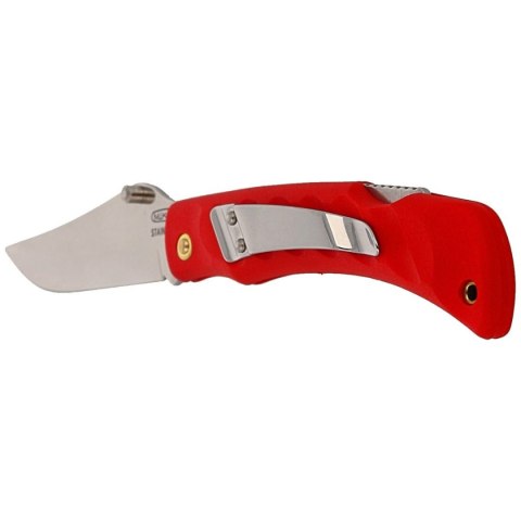 Nóż składany Mikov Crocodile Clip Point Red ABS, Mirror, Klips (243-NH-1/C CLIP/RED) Mikov s.r.o.