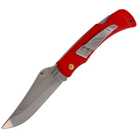 Nóż składany Mikov Crocodile Clip Point Red ABS, Mirror, Klips (243-NH-1/C CLIP/RED) Mikov s.r.o.