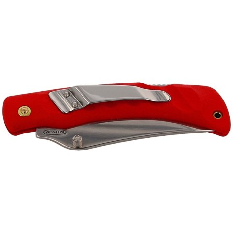 Nóż składany Mikov Crocodile Clip Point Red ABS, Mirror, Klips (243-NH-1/C CLIP/RED) Mikov s.r.o.