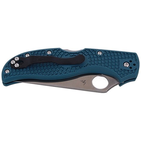 Nóż składany Spyderco Stretch 2 FRN Blue Straight Spine, K390 Plain (C90FP2K390) Spyderco Inc.