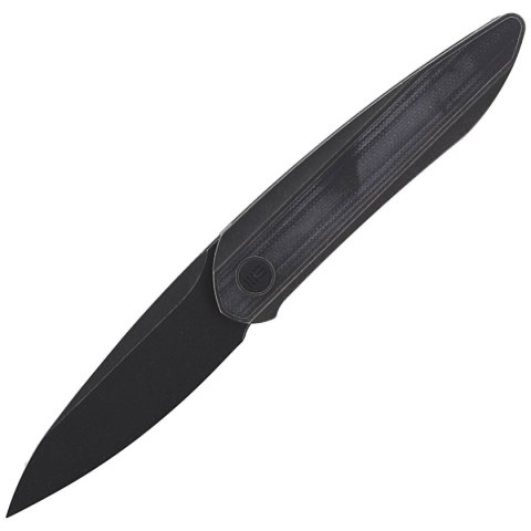Nóż składany WE Knife Black Void Opus Black Titanium / Black G10, Black Stonewashed CPM 20CV by Justin Lundquist (2010D) WE Knife