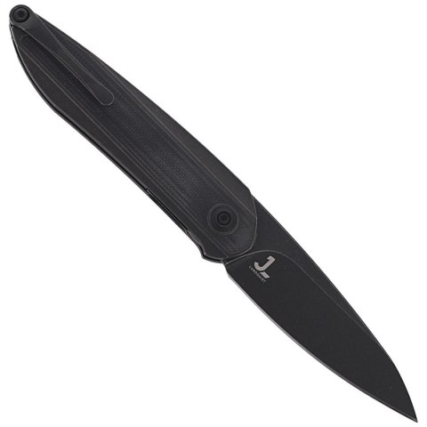 Nóż składany WE Knife Black Void Opus Black Titanium / Black G10, Black Stonewashed CPM 20CV by Justin Lundquist (2010D) WE Knife