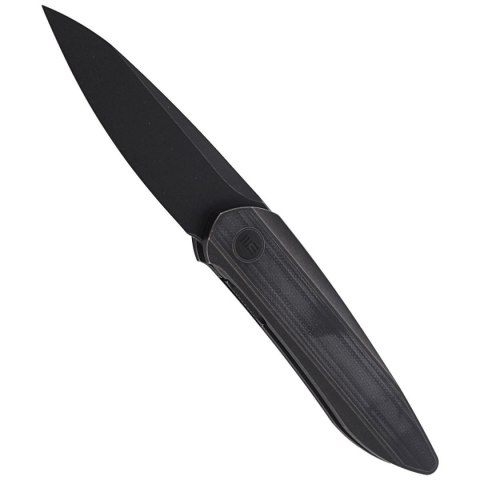 Nóż składany WE Knife Black Void Opus Black Titanium / Black G10, Black Stonewashed CPM 20CV by Justin Lundquist (2010D) WE Knife