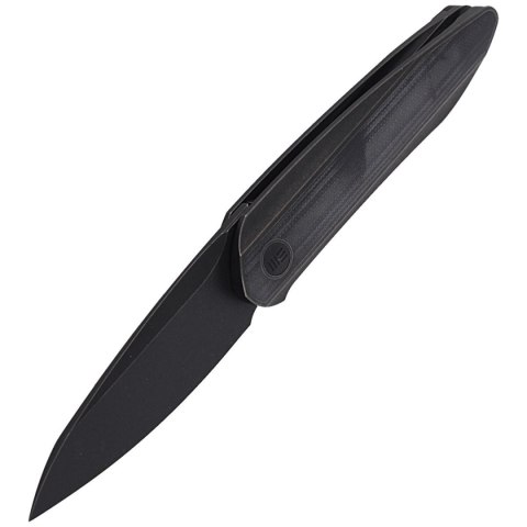 Nóż składany WE Knife Black Void Opus Black Titanium / Black G10, Black Stonewashed CPM 20CV by Justin Lundquist (2010D) WE Knife
