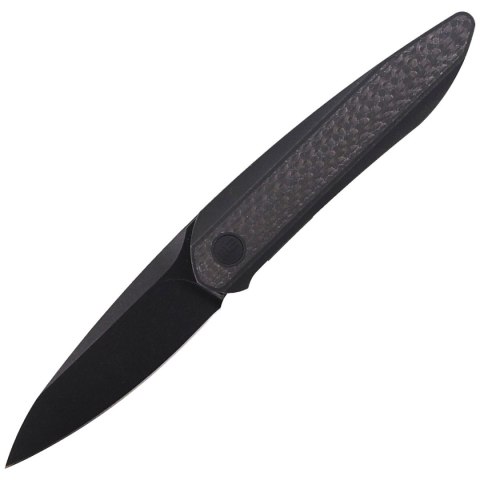 Nóż składany WE Knife Black Void Opus Black Titanium / Carbon Fiber, Black Stonewashed CPM 20CV by Justin Lundquist (2010V-1) WE Knife