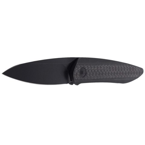 Nóż składany WE Knife Black Void Opus Black Titanium / Carbon Fiber, Black Stonewashed CPM 20CV by Justin Lundquist (2010V-1) WE Knife
