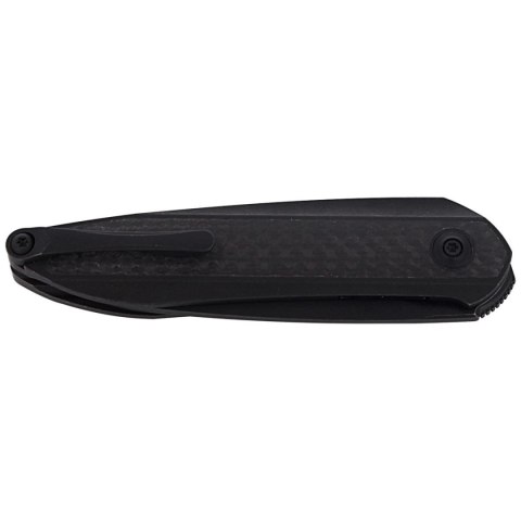 Nóż składany WE Knife Black Void Opus Black Titanium / Carbon Fiber, Black Stonewashed CPM 20CV by Justin Lundquist (2010V-1) WE Knife