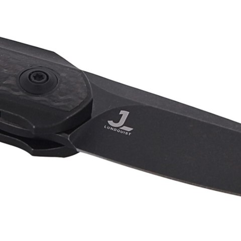 Nóż składany WE Knife Black Void Opus Black Titanium / Carbon Fiber, Black Stonewashed CPM 20CV by Justin Lundquist (2010V-1) WE Knife