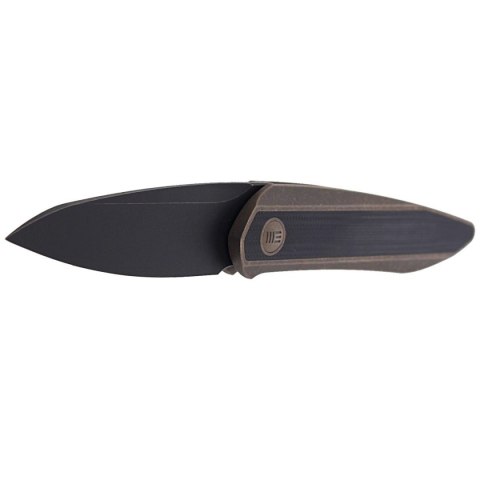 Nóż składany WE Knife Black Void Opus Bronze Titanium / Black G10, Black Stonewashed CPM 20CV by Justin Lundquist (2010C) WE Knife
