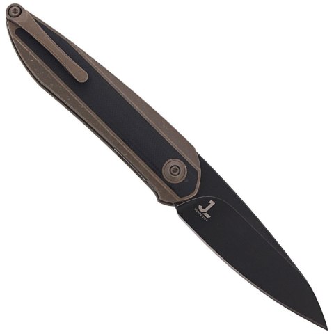 Nóż składany WE Knife Black Void Opus Bronze Titanium / Black G10, Black Stonewashed CPM 20CV by Justin Lundquist (2010C) WE Knife