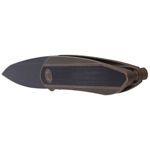 Nóż składany WE Knife Black Void Opus Bronze Titanium / Black G10, Black Stonewashed CPM 20CV by Justin Lundquist (2010C) WE Knife