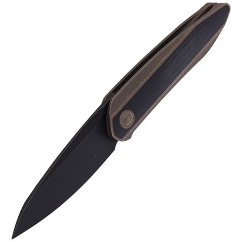 Nóż składany WE Knife Black Void Opus Bronze Titanium / Black G10, Black Stonewashed CPM 20CV by Justin Lundquist (2010C) WE Knife
