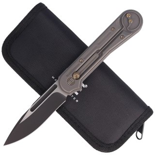 Nóż składany WE Knife Double Helix Gray Titanium, Black Stonewash CPM S35VN (815E) WE Knife